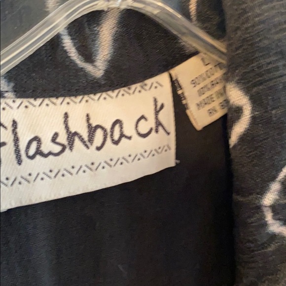 Flashback L Vintage black patchwork jacket. - Picture 2 of 7